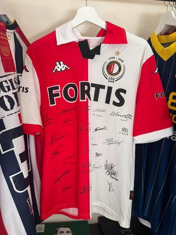 Gesigneerd Feyenoord jubileumshirt 2008/2009 beschikbaar voor biedingen