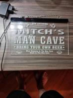 Uithangbord voor man cave., Ophalen of Verzenden