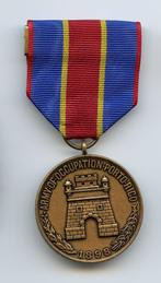 US Army Puerto Rican Occupation Medal, Ophalen of Verzenden, Landmacht, Amerika, Lintje, Medaille of Wings