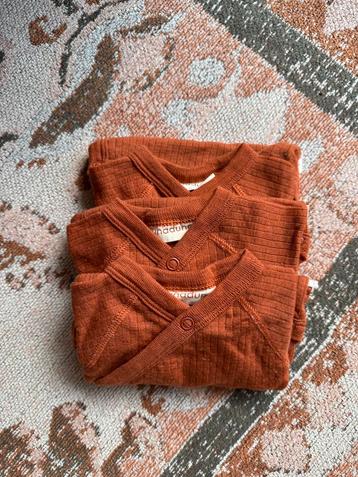 3x Unaduna Wikkelrompertjes + 1 Mutsje - maat 50 beschikbaar voor biedingen