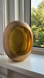 Goud Ei - kaarsenstandaard, Huis en Inrichting, Ophalen, Overige materialen, Overige kleuren, Zo goed als nieuw