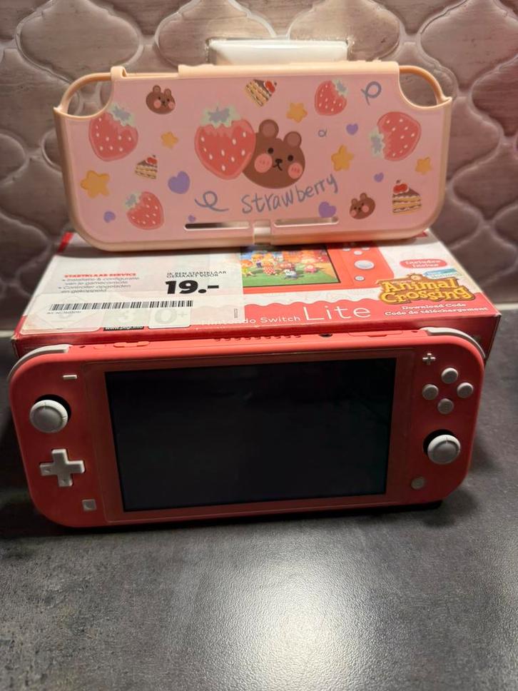 Nintendo Switch Lite, Spelcomputers en Games, Spelcomputers | Nintendo 2DS en 3DS, Zo goed als nieuw, 3DS, Ophalen of Verzenden