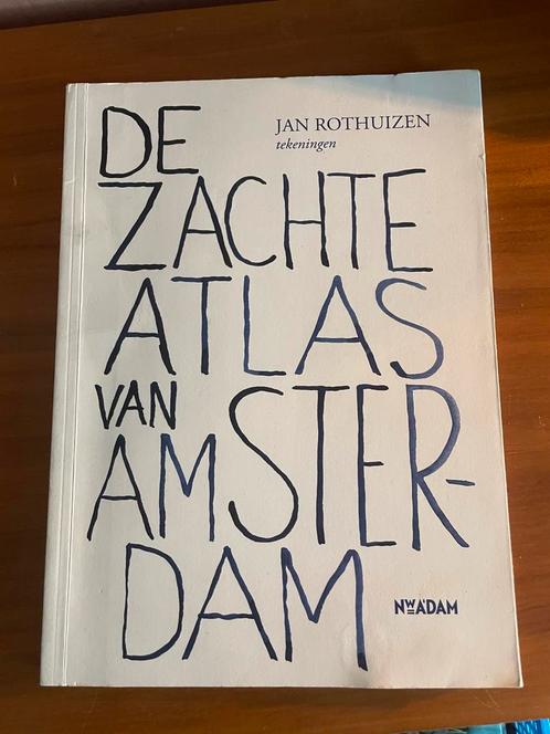 Jan Rothuizen - De zachte atlas van Amsterdam, Boeken, Overige Boeken, Gelezen, Ophalen of Verzenden