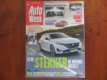 Autoweek 48 2023 Porsche Panamera, Smart #3, Peueot e-308 beschikbaar voor biedingen