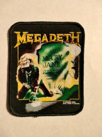 Megadeth Mary Jane vintage metal muziek patch kleding RARE beschikbaar voor biedingen