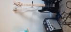Gitaar met versterker en bakens, Ophalen of Verzenden