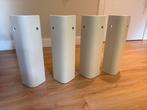 Hoge poten Auping Auronde wit 2000 (48cm, seniorenmaat), Huis en Inrichting, Gebruikt, Eenpersoons, Wit, Ophalen of Verzenden