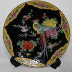Chinees Sierbord - Famille Noire Stijl - Paradijsvogel, Antiek en Kunst, Antiek | Porselein, Ophalen of Verzenden