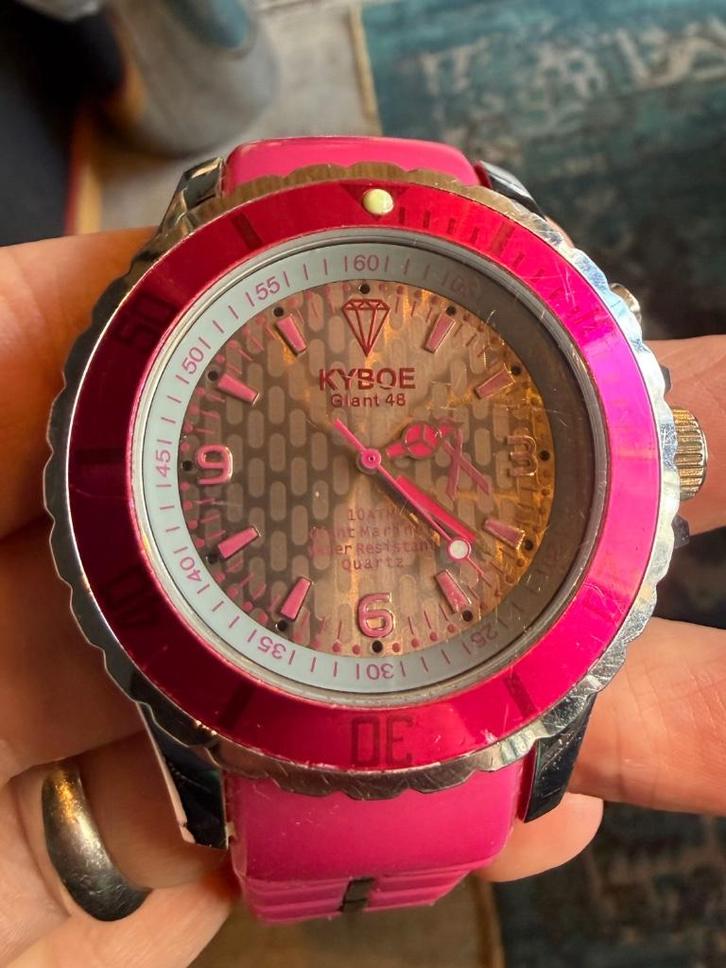 Dameshorloge Kiboe 99 - Giant 48, Sieraden, Tassen en Uiterlijk, Horloges | Dames, Gebruikt, Polshorloge, Overige merken, Staal