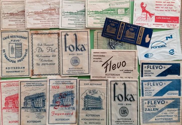 Rotterdam gesorteerd op F 335, Verzamelen, Suikerzakjes, Verzenden