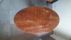 Eetkamertafelblad ovaal europees eiken 100x205, Huis en Inrichting, Tafels | Eettafels, Ophalen, Gebruikt, Eikenhout, 200 cm of meer