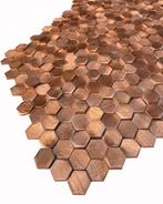 Copper Colonial Hexagon | Mozaiek, Doe-het-zelf en Verbouw, Tegels, Overige materialen, Verzenden, Wandtegels, Nieuw