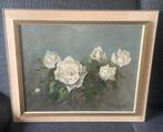 Jan vd Star, schilderij “witte rozen”, Ophalen of Verzenden