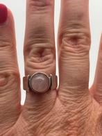 Z252 Prachtige zilveren Perli ring maat 17,25, Sieraden, Tassen en Uiterlijk, Ophalen of Verzenden, Zilver, Ring, Met edelsteen