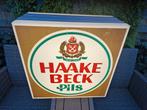 haake beck pils lichtbak reclamebord, Verzamelen, Merken en Reclamevoorwerpen, Ophalen, Gebruikt