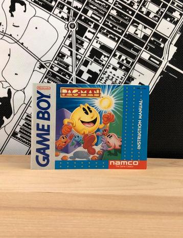 Nintendo Game Boy Instructie Handleiding Pac-Man beschikbaar voor biedingen