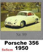 Vp99 verzamelplaatje porsche 356 1950 - 5cm x 5cm, Verzamelen, Ophalen of Verzenden, Zo goed als nieuw, Auto's