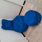 Blauwe zitzak met voetenkussen, Ophalen of Verzenden, Zo goed als nieuw, Blauw