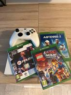 Xbox One S + Controller + 3 Games, Spelcomputers en Games, Gebruikt, Eén computer, Ophalen of Verzenden, Sport