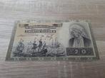 Heel mooi biljet 20 gulden Emma, 1941, Postzegels en Munten, Verzenden