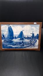 Delfts Blauw Tegeltableau - Hollands Tafereel, Ophalen of Verzenden