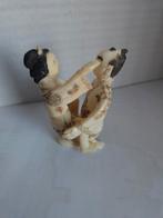 Oosters beeldjes van een man en vrouw, Verzenden, Zo goed als nieuw, Mens