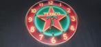 Texaco klok, ideaal voor in de mancave, bar, kroeg of garage, Ophalen of Verzenden, Nieuw, Reclamebord