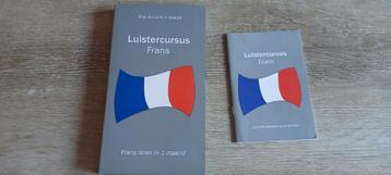 6 cd's met boekje luistercursus Frans leren in 1 maand beschikbaar voor biedingen