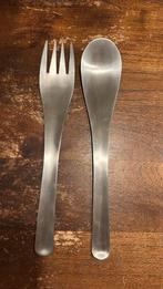 Sla couvert rvs, Antiek en Kunst, Antiek | Bestek, Ophalen of Verzenden