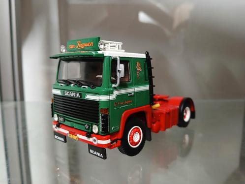 Wsi Scania 141 V8 Van Leeuwen, Hobby en Vrije tijd, Modelauto's | 1:50, Zo goed als nieuw, Bus of Vrachtwagen, Wsi, Ophalen of Verzenden