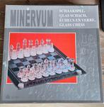 Minervum schaakspel van glas, Een of twee spelers, Zo goed als nieuw, Ophalen