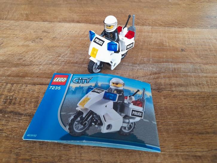 Lego city 7235 politiemotor, Kinderen en Baby's, Speelgoed | Duplo en Lego, Zo goed als nieuw, Ophalen of Verzenden