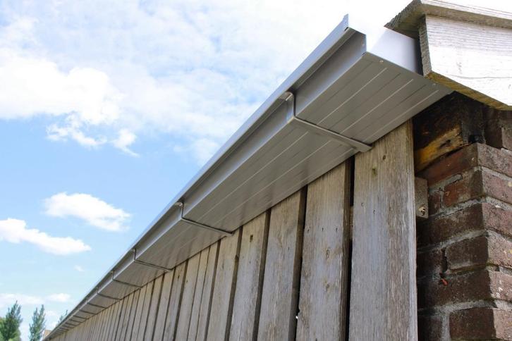 Nieuwe Aluminium dakgoten losse levering/ Montage mogelijk!, Doe-het-zelf en Verbouw, Dakpannen en Dakbedekking, Zo goed als nieuw