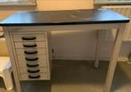 Vintage metalen bureautje, Ophalen, Gebruikt, Bureau