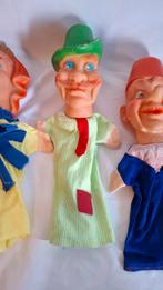 Vintage Erlo West Germany handpoppen/ poppenkastpoppen, Ophalen of Verzenden, Zo goed als nieuw