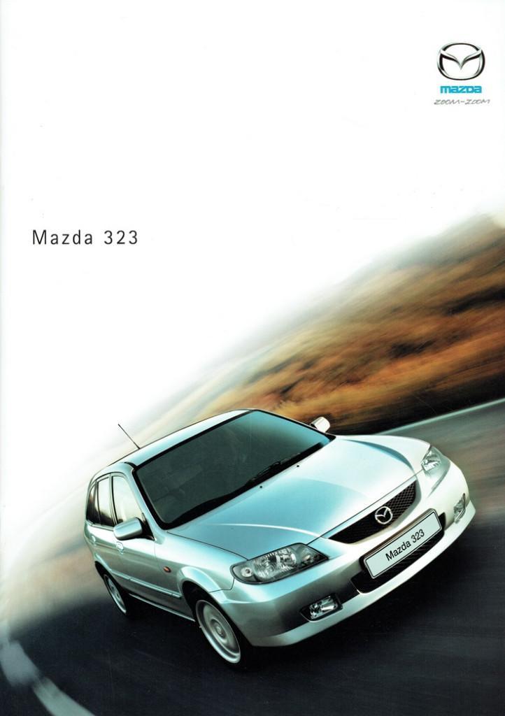 Folder Mazda 323 (2002), Boeken, Auto's | Folders en Tijdschriften, Gelezen, Mazda, Verzenden