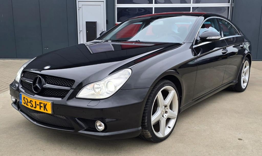 Mercedes-Benz CLS 3.5 Cls350 AUT 2006 Zwart, Auto's, Mercedes-Benz, Automaat, Achterwielaandrijving, Zwart, 4 stoelen