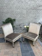 Antieke Fauteuil met Welsh Blanket, Minder dan 50 cm, Gebruikt, Minder dan 75 cm, Ophalen of Verzenden
