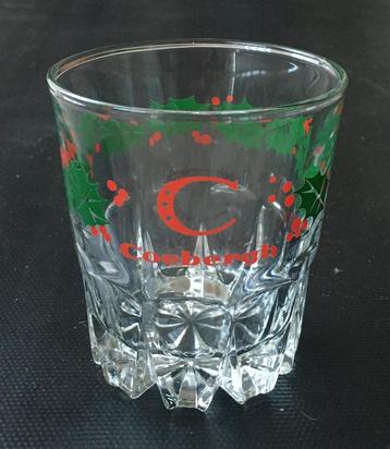 2x COEBERGH glas 9 cm hoog Kerst Christmas Special Edition beschikbaar voor biedingen
