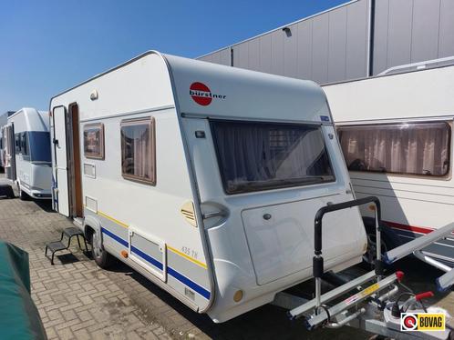 Bürstner Fun 435 TK 2003 Voortent/Luifel, Caravans en Kamperen, Caravans, Bedrijf, tot en met 4, 750 - 1000 kg, Rondzit, Bürstner