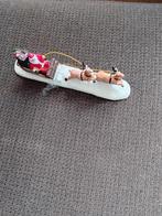 Kerst Ornament - Santa in Slee met Rendieren ALLEEN OPHALEN, Ophalen of Verzenden