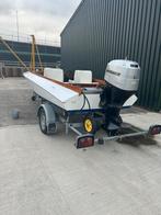 Klassieke Speedboot met Mariner 60pk type Stiletto., Watersport en Boten, Ophalen, Overige materialen, Gebruikt, 50 pk of meer