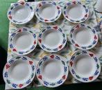Te.koop. 9 Boerenbont servies Diepenborden. Bosch, Ophalen of Verzenden, Zo goed als nieuw, Bord(en), Aardewerk