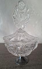 Kristallen Bonbonnière op Elegante Voet, Antiek en Kunst, Ophalen