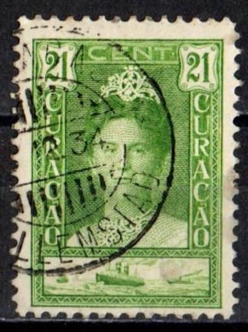 Curaçao nr. 95 Koningin Wilhelmina 1928-1930 gestempeld beschikbaar voor biedingen