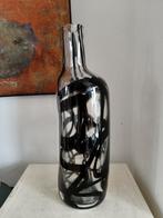 2796 zeldzame vintage design glazen vaas ikea, Overige kleuren, Ophalen of Verzenden, Minder dan 50 cm, Glas