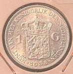Wilhelmina 1 Gulden 1938, Postzegels en Munten, Munten | Nederland, 1 gulden, Zilver, Ophalen of Verzenden, Koningin Wilhelmina