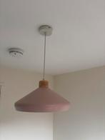 Roze hanglamp - zonder lamp, Huis en Inrichting, Lampen | Hanglampen, Ophalen of Verzenden, Gebruikt, Metaal, Minder dan 50 cm