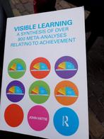 Boek book Visible learning  a synthesis of over 800, Boeken, Ophalen of Verzenden