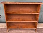 Antieke Grenen Boekenkast, Met plank(en), Gebruikt, 100 tot 150 cm, Onbekend